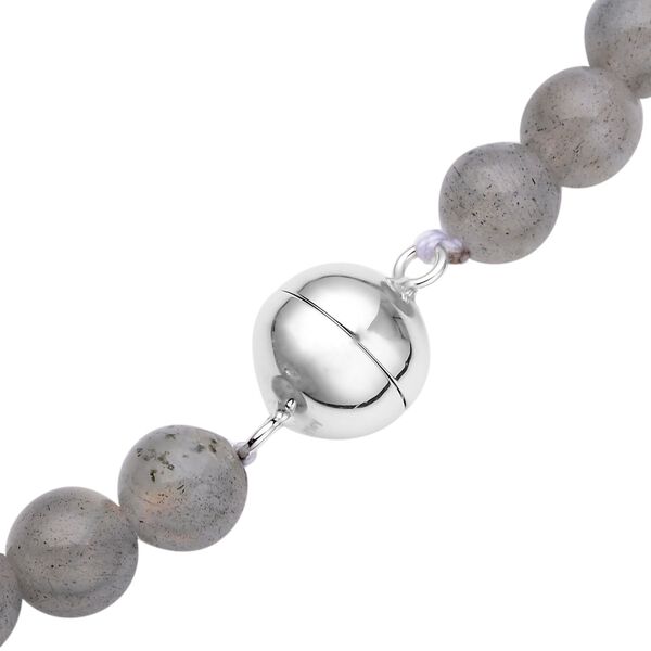 7-12mm Labradorit 50 cm Halskette - 269 ct. image number 5