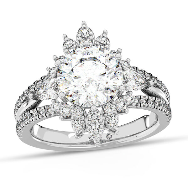 CLARTE Eternal - Moissanit Ring, 925 Silber rhodiniert (Größe 18.00) ca. 3.51 ct image number 0