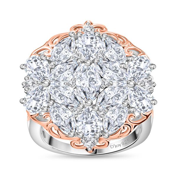 J Francis gefertigt mit SWAROVSKI Zirkonia Ring 925 Silber (Gr&ouml;&szlig;e 17.00) image number 4