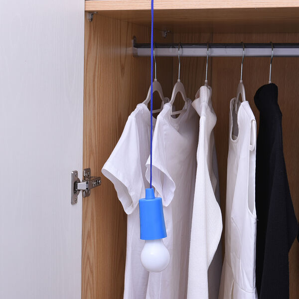 3er-Set Zugschnur Lampe Blau image number 3