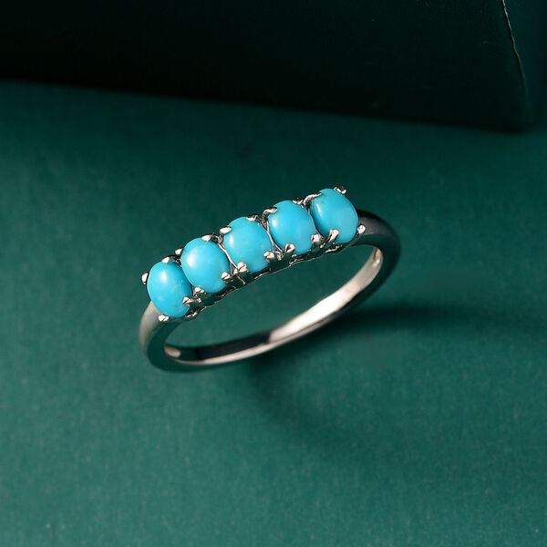 AA Sleeping Beauty Türkis Ring - 0,88 ct. image number 2