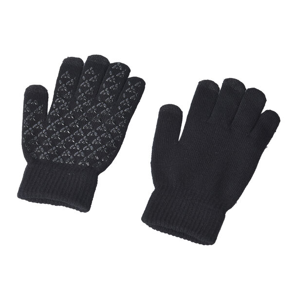 Unisex Dreieck Thermo Touchscreen Winterhandschuhe, Gr&ouml;&szlig;e: XL, Schwarz image number 2