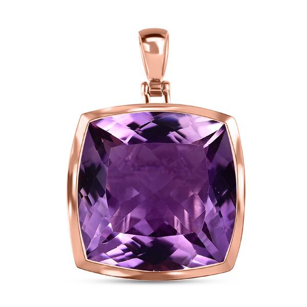 AA Rose de France Amethyst Anhänger - 27,98 ct. image number 0