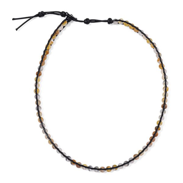 Flexible mehrfarbige H&auml;matoid-Quarz Halskette - 80 ct. image number 3