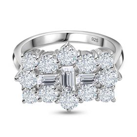 Moissanit Boot Ring - 2,15 ct.