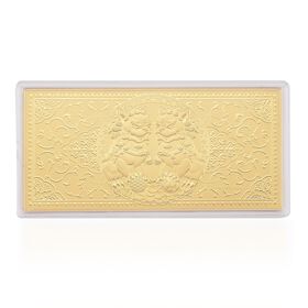 999er Gold-Plättchen mit Pixiudesign