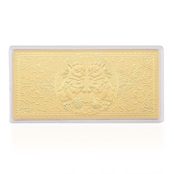 999er Gold-Pl&auml;ttchen mit Pixiudesign, 100mg