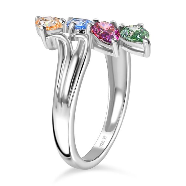 J Francis gefertigt mit Swarovski - Mehrfarbiger Swarovski Zirkonia-Ring image number 5