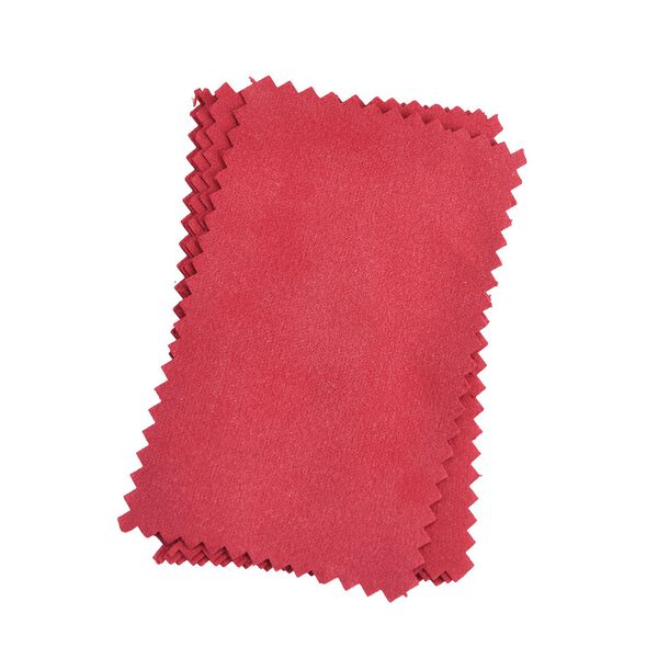 Reise-Schmuckrolle mit Stickmuster 1 Organizer + 5 Silberputzt&uuml;cher, Satin, Orange image number 8