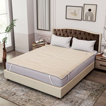 W&auml;rme-Topper in der Ausf&uuml;hrung 3-Zonen-W&auml;rme-Unterbett, 160x160 cm, wei&szlig;