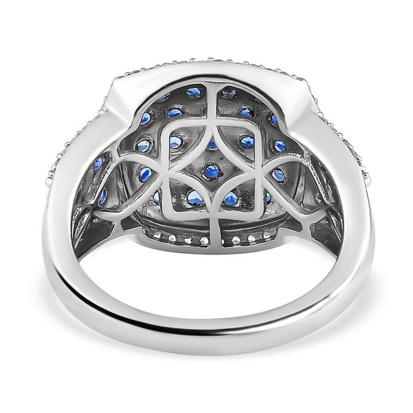 Kaschmir Kyanit und wei&szlig;er Zirkon-Ring - 2,77 ct. image number 6