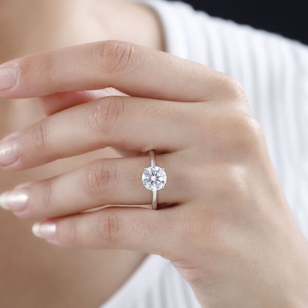 Moissanit Ring - 2,09 ct. image number 3