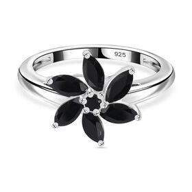 Schwarzer Spinell-Ring  - 1,24 ct.