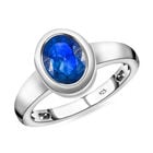 AA tansanischer, blauer Spinell-Ring, 925 Silber platiniert  ca. 1,51 ct image number 3