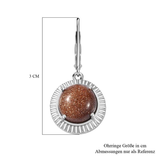 Gold Sandstein Ohrringe - 7,62 ct. image number 6