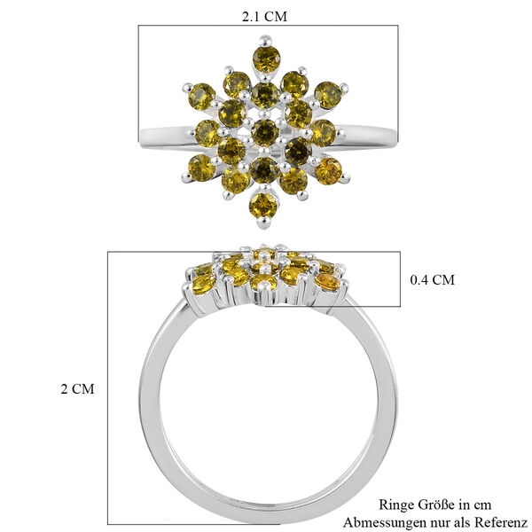 LUSTRO STELLA Peridot Zirkonia Ring - 1,29 ct. image number 7