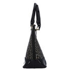 Handtasche mit Leopardenmuster, Größe 37x26x15 cm, Grau und Schwarz image number 3