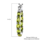 Natürliche Peridot-Creolen in Silber, 8,55 ct. image number 4