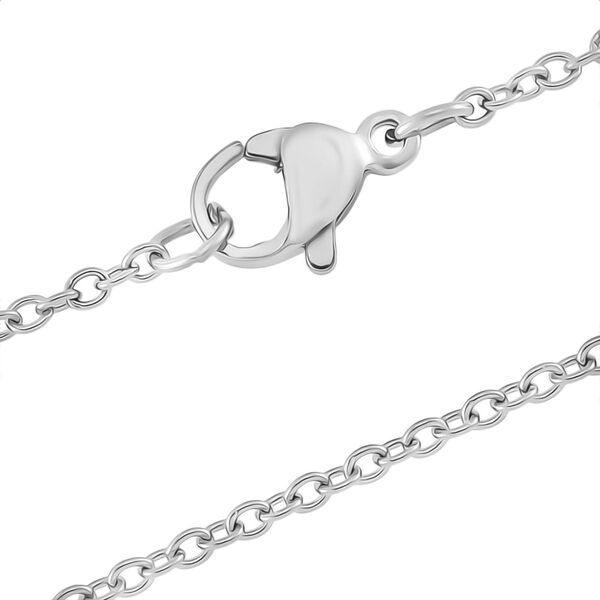 Weiße Edison Perle Schmuckset Messing und Edelstahl image number 5