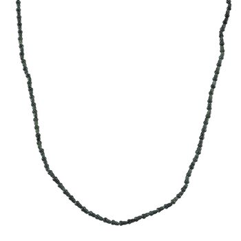 D'Joy nat&uuml;rliche, dunkle Olmek Jadeit 50cm Halskette - 58 ct.