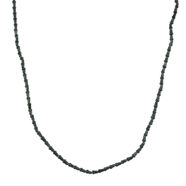 D'Joy nat&uuml;rliche, dunkle Olmek Jadeit 50cm Halskette - 58 ct.