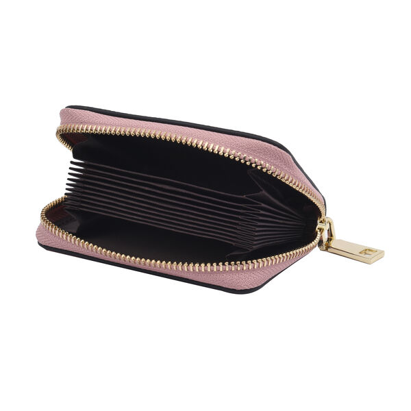 SENCILLEZ Geldbörse aus 100% echtem Leder und RFID Schutz, Größe 12x2x8 cm, Rosa image number 4