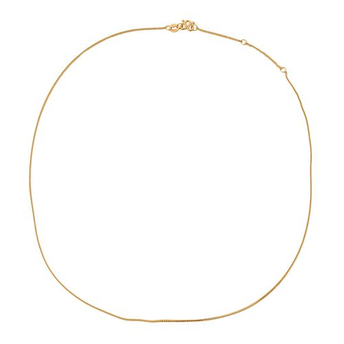 Spigakette in 999 Gelbgold, 45cm image number 0