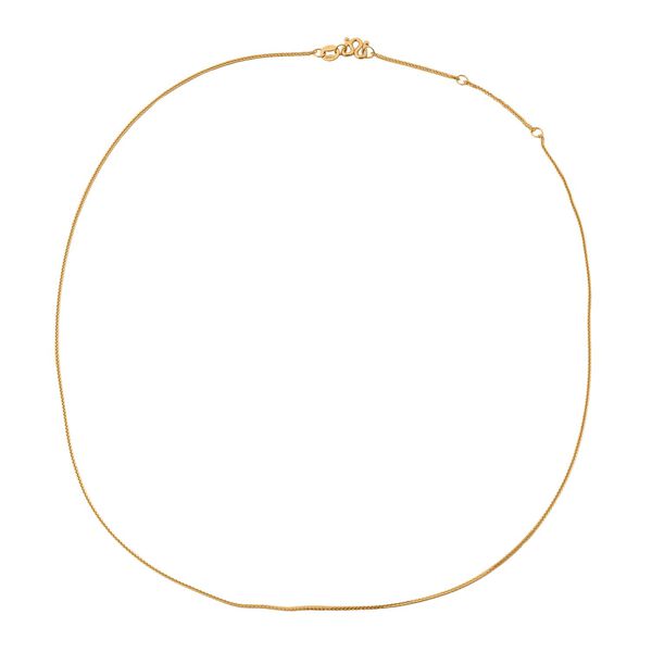 Spigakette in 999 Gelbgold, 45cm