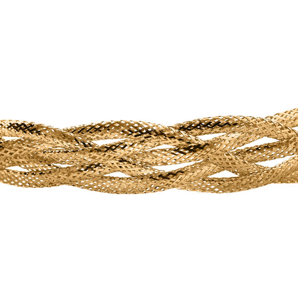 GORINI GIOIELLI Geflochtenes Armband ca. 18 cm+ 2.5 cm Extender, 585 Gelbgold ca. 2,70g image number 3