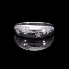 Funkelnder Diamant-Ring in platiniertem Silber image number 2