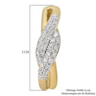 Diamant-Ohrhänger, 925 Silber Gelbgold Vermeil ca. 0,27 ct  image number 4