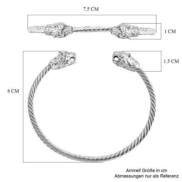 925 Silber Armreif ca. 19 cm ca. 11,06g image number 5