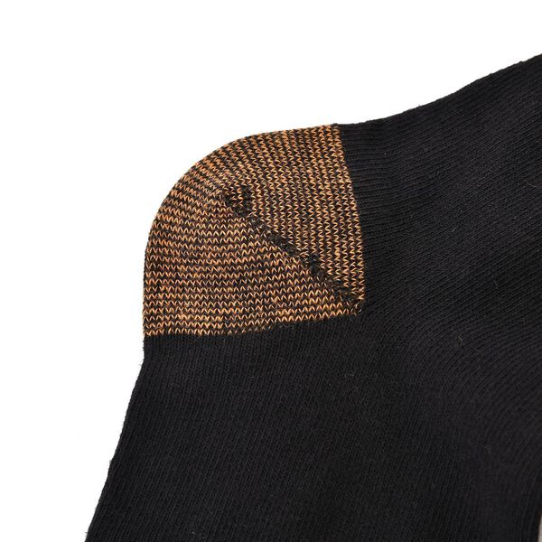 2er-Set Kupferfaser-Kompressions-Strumpfe, Antibakteriell und Anti-Geruch, L/XL (41-45), Schwarz image number 8