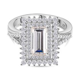 Moissanit Ring - 2,98 ct. Moissanit Ring - 2,98 ct.