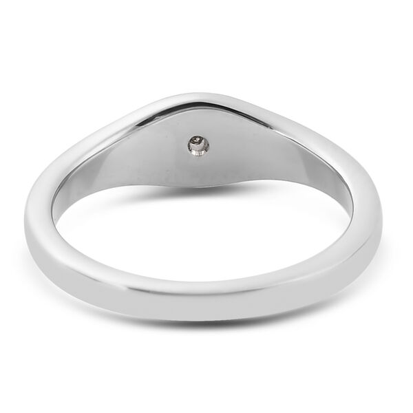 Diamant Stern Ring 925 Silber Platin-&Uuml;berzug image number 6