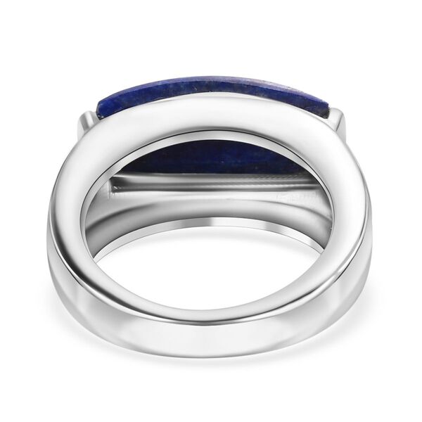 Lapislazuli Ring 316L Edelstahl , (Größe 16.00), ca. 4.86 ct image number 6