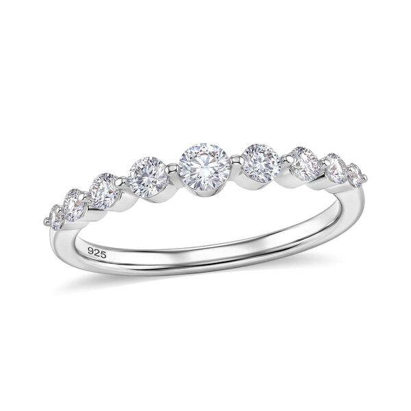 LUXURIANT DIAMOND - Lab Grown Diamant SI-GH SGL zertifiziert Ring 925 Silber Rhodiniert (Gr&ouml;&szlig;e 18.00) ca. 0,50 ct image number 3