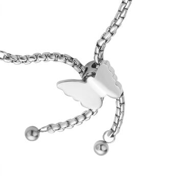 Wei&szlig;es Zirkonia-Armband, 12,75 cm - 15 ct.