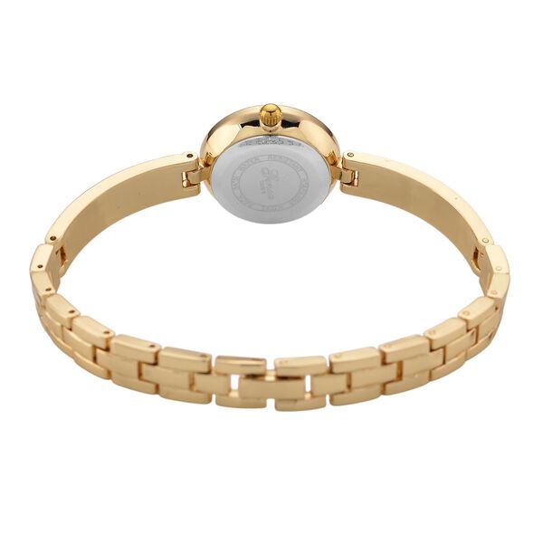 GENOA Time V2, Peridot-farbene Zirkonia, Kristalluhr, japanisches Uhrwerk, 316L Edelstahl, gr&uuml;n image number 7