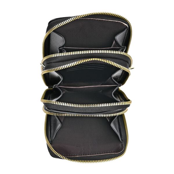 Passage Crossbody-Tasche in schwarz image number 7