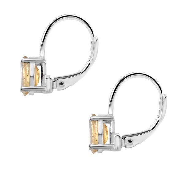 Citrin-Ohrringe, 925 Silber ca. 1,50 ct image number 4