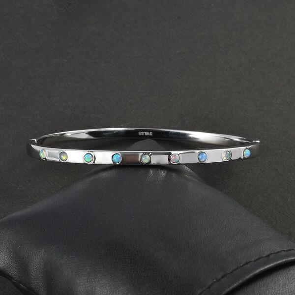 Nat&uuml;rlicher, &auml;thiopischer Welo Opal-Armreif image number 3