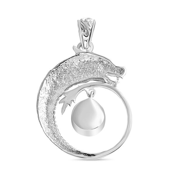 Royal Bali - Moissanit Drachen Anh&auml;nger 925 Silber ca. 0.83 ct image number 4