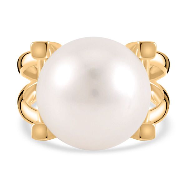 14-15mm wei&szlig;e Edison Perle image number 0