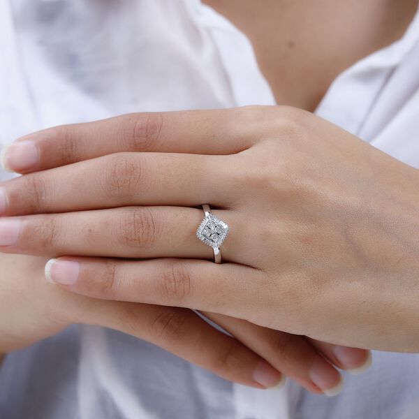 Weißer Diamant-Ring - 0,10 ct. image number 2