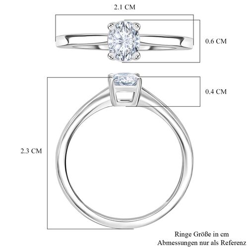 LUXURIANT DIAMOND - Lab Grown Diamant VS Ring 950 Platin (Größe 18.00) ca. 0.51 ct image number 4