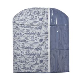 5er-Set Kleidersäcke mit Sichtfenster, für Anzüge und Kleider, 60x100 cm, Blau