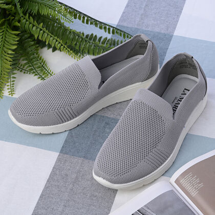 LA MAREY - Damenschuhe mit rutschfester Sohle, Gr&ouml;&szlig;e 38, Grau