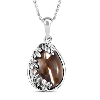 Erdnuss Holz Jaspis Schmuckset ca. 7,50 ct.