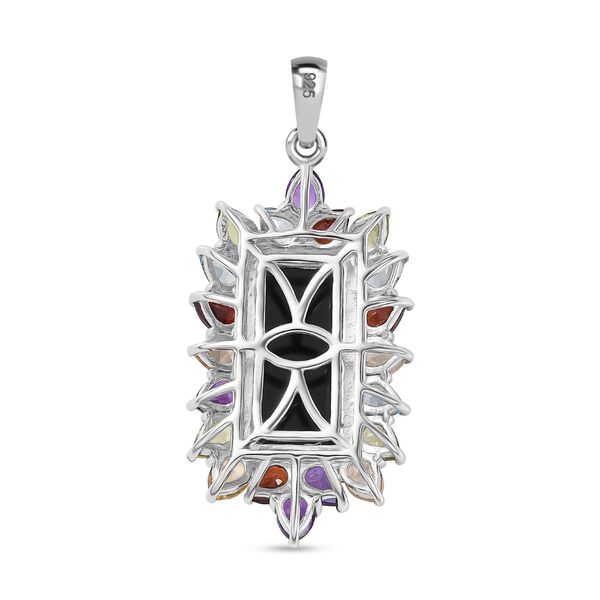 Boulder Opal Triplett und Multi-Edelstein Anh&auml;nger - 6,72 ct. image number 5